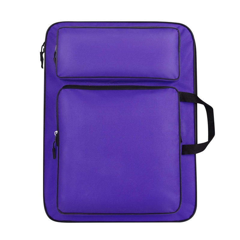 ITODA Art Portfolio Carry Case Bag Drawboard Tote Handheld Storage Portable Shoulder Lightweight Box for 8k Sketch Pad Artist Drawing Painting Supplies - Image 1